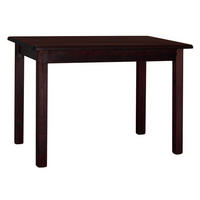 KOMA Esstisch KM651453 aus massivem Kiefernholz, 90 × 60 cm, Nussbaum gebeizt - Walnussfarben, Holz (60/75/90cm) - Koma