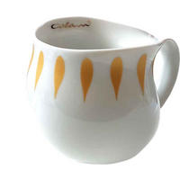 KAFFEEBECHER Drops gold - Goldfarben/Multicolor, Keramik (0.28L) - Luigi Colani Porzellan