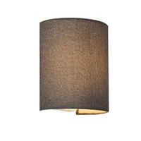 WANDLEUCHTE Brüssel - Grau, Textil (18/20/13cm) - lux.pro