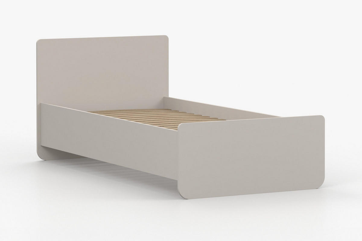 JUGENDBETT MARCO 06 90/200 cm in Kaschmir - Kaschmir, Holzwerkstoff (90/200cm) - Deine Möbel 24