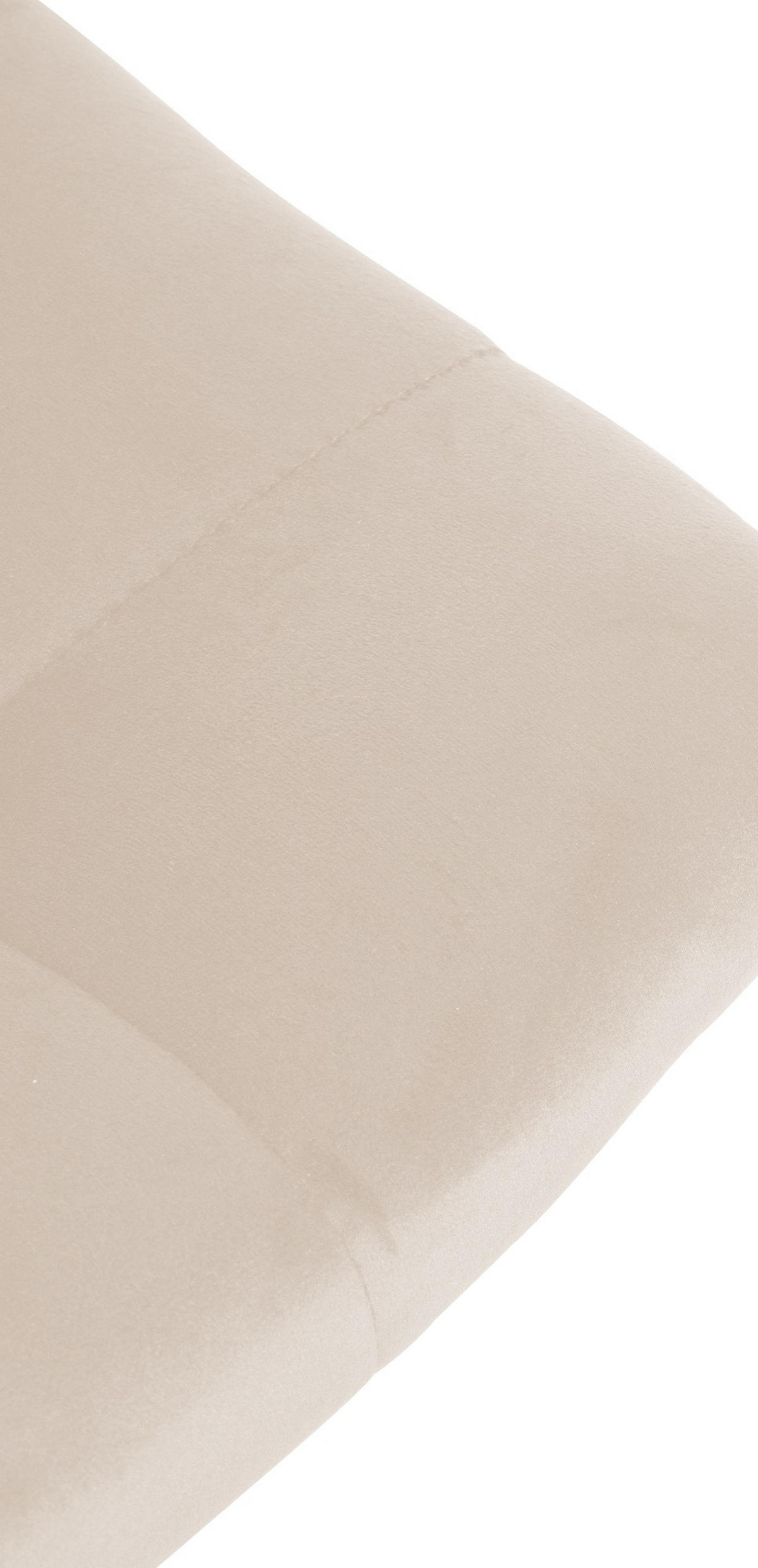 BARHOCKER DUBAI - Creme, Samt, Schwarz | Barhocker mit Lehne - Creme, Textil/Metall (43/87/46.5cm) - DELUKE