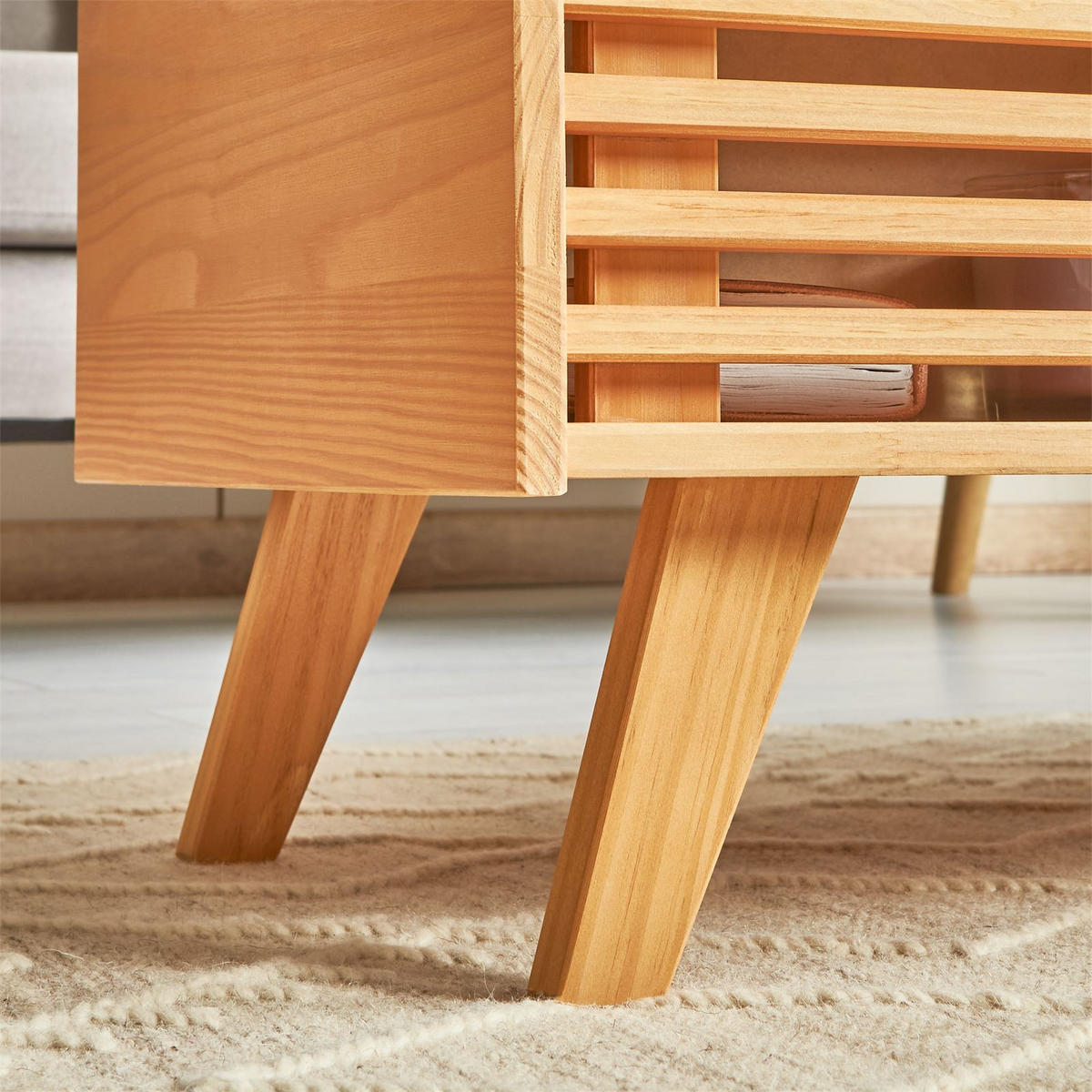 COUCHTISCH SEAN - Kieferfarben, Holz (47/110/36cm) - IDIMEX
