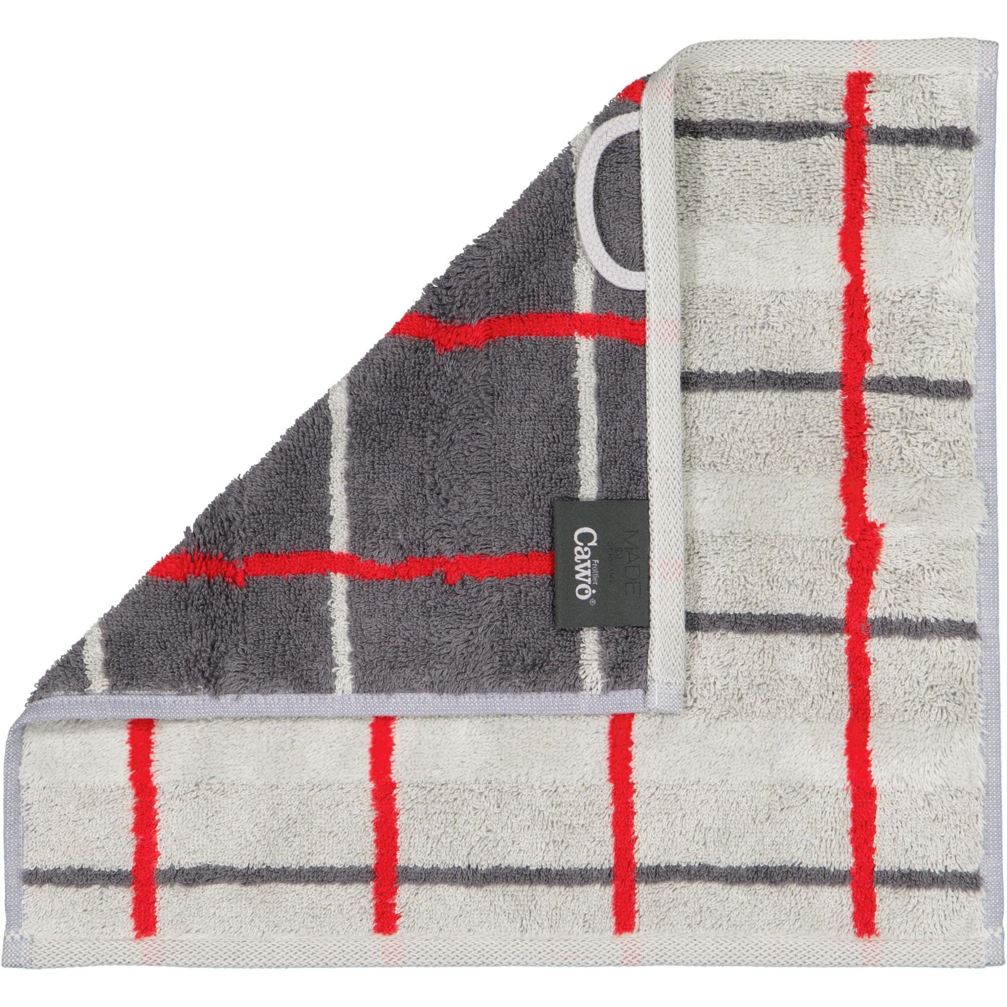 HANDTÜCHER NOBLESSE SQUARE 1079 PLATIN - 72 - Grau, Textil (30/30cm) - Cawoe