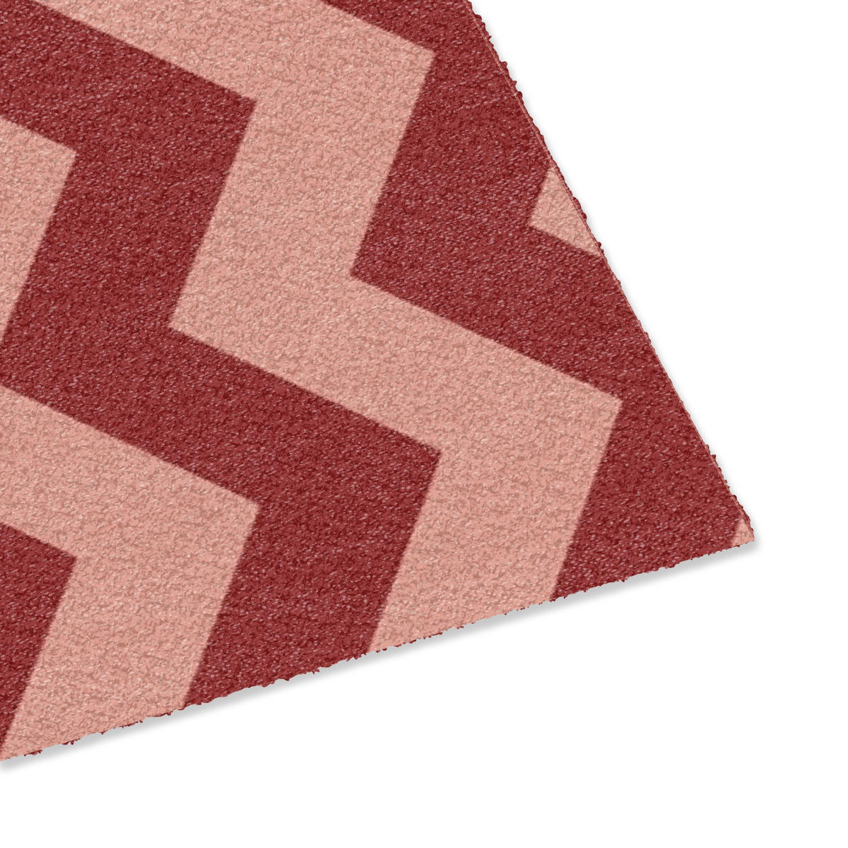 PREPRAŽNIK ZA VRATA Sicksack - Ränder - Mönster - Röd 90x60 cm - bordo, umetna masa (90/0.4cm) - MuchoWow