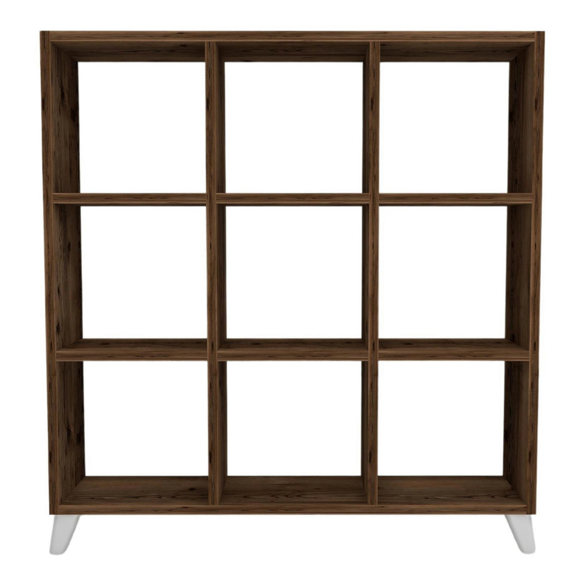 STANDREGAL Svedala - Alteiche/Weiß, Holzwerkstoff (88/100/20cm) - [en.casa]