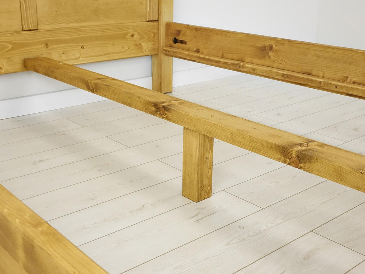 BETT aus Massivholz Sara - Honig, Holz (90/200cm) - Seart