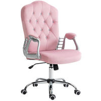 DREHSTUHL 61/104-114/61 cm Pink aus Polyester mit Wippfunktion - Pink, Kunststoff (61/114/61cm) - OKMYHOME