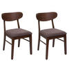 ESSZIMMERSTUHL Braun, Taupe 2er-Set - Taupe/Braun, Holz (45/79/49cm) - MCW