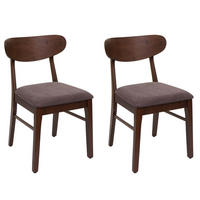 ESSZIMMERSTUHL Braun, Taupe 2er-Set - Taupe/Braun, Holz (45/79/49cm) - MCW