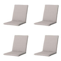 GARTENSTUHLKISSEN Neapel 97/49 cm 4er-Set - Taupe, Textil (49/6/97cm) - Madison