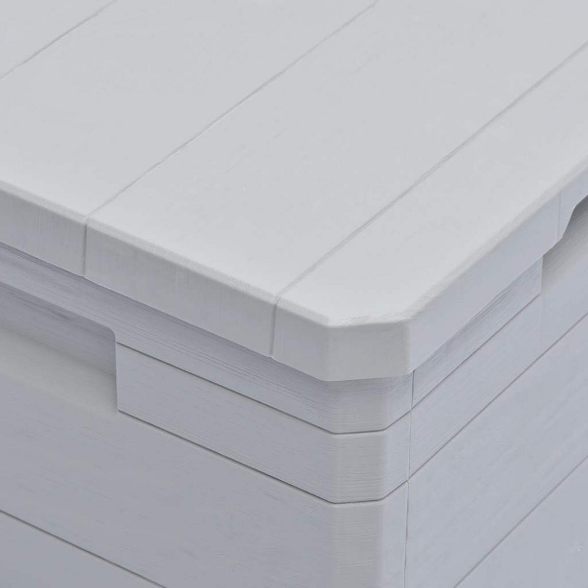 GARTEN-AUFBEWAHRUNGSBOX 90 L Hellgrau - Hellgrau, Kunststoff (42.5/50/44cm) - vidaXL