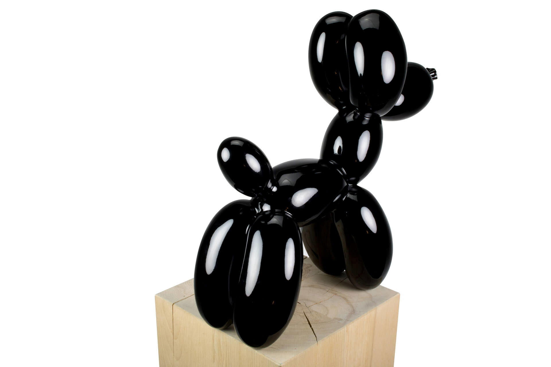 SKULPTUR Schwarz 50/46 cm - Schwarz, Stein (50/46/18cm) - KUNSTLOFT