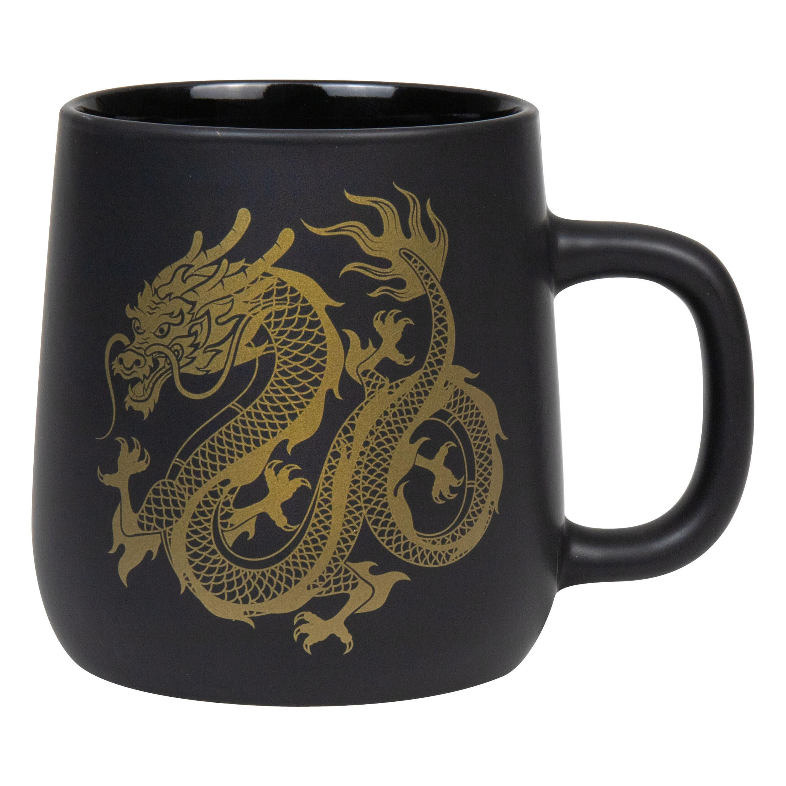 KAFFEEBECHER Golden Dragon - Naturfarben, Keramik (0.4L) - Könitz