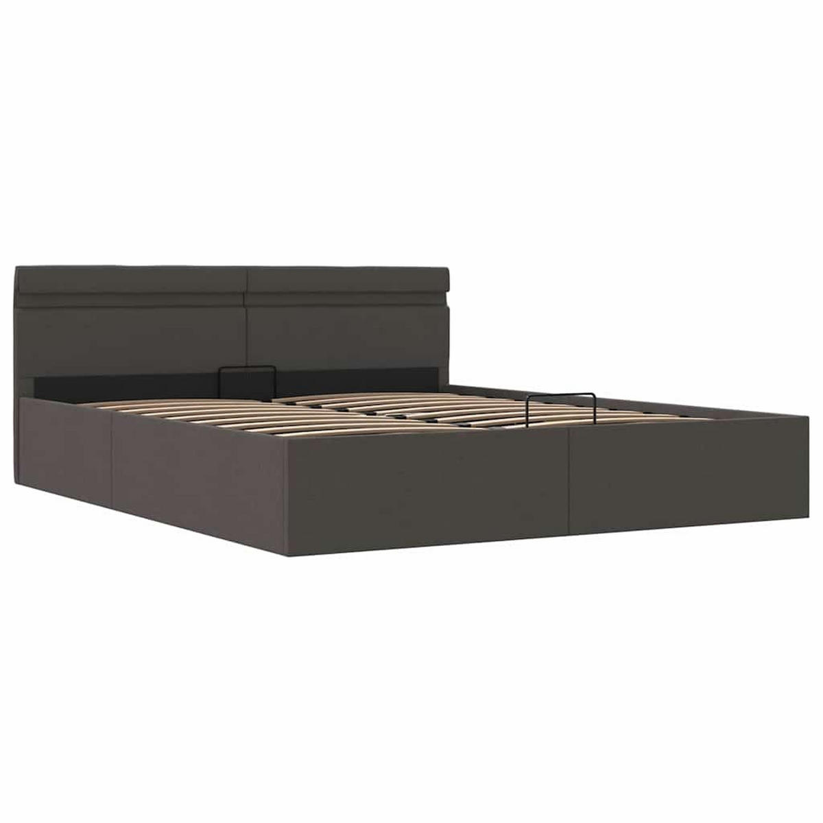 METALLBETT Ibarra 168/211 cm - Dunkelgrau, Metall (160/200cm) - Nettlife