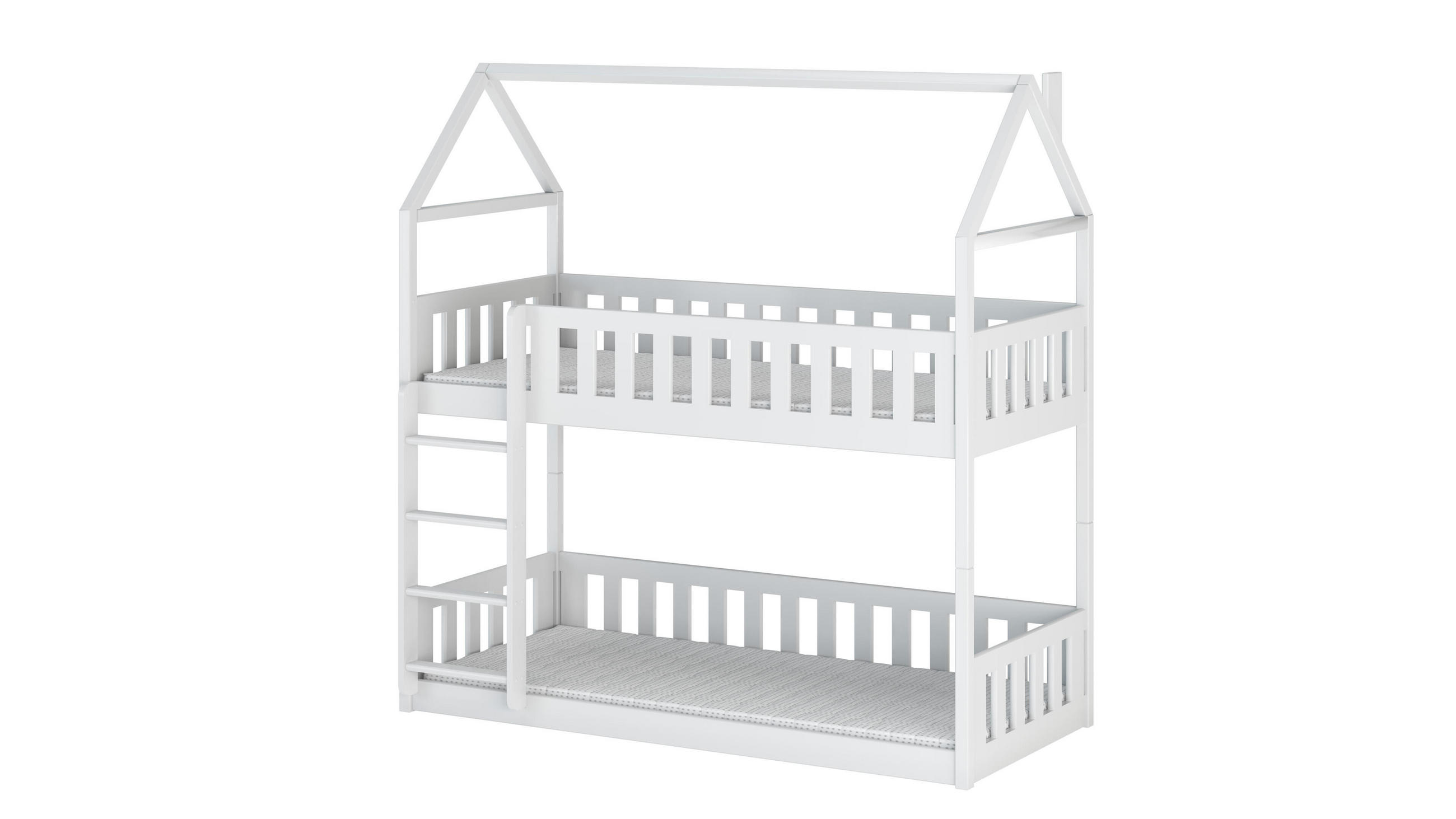 HAUSBETT WEIß - Weiß, Holz (90/200cm) - FURNLUX