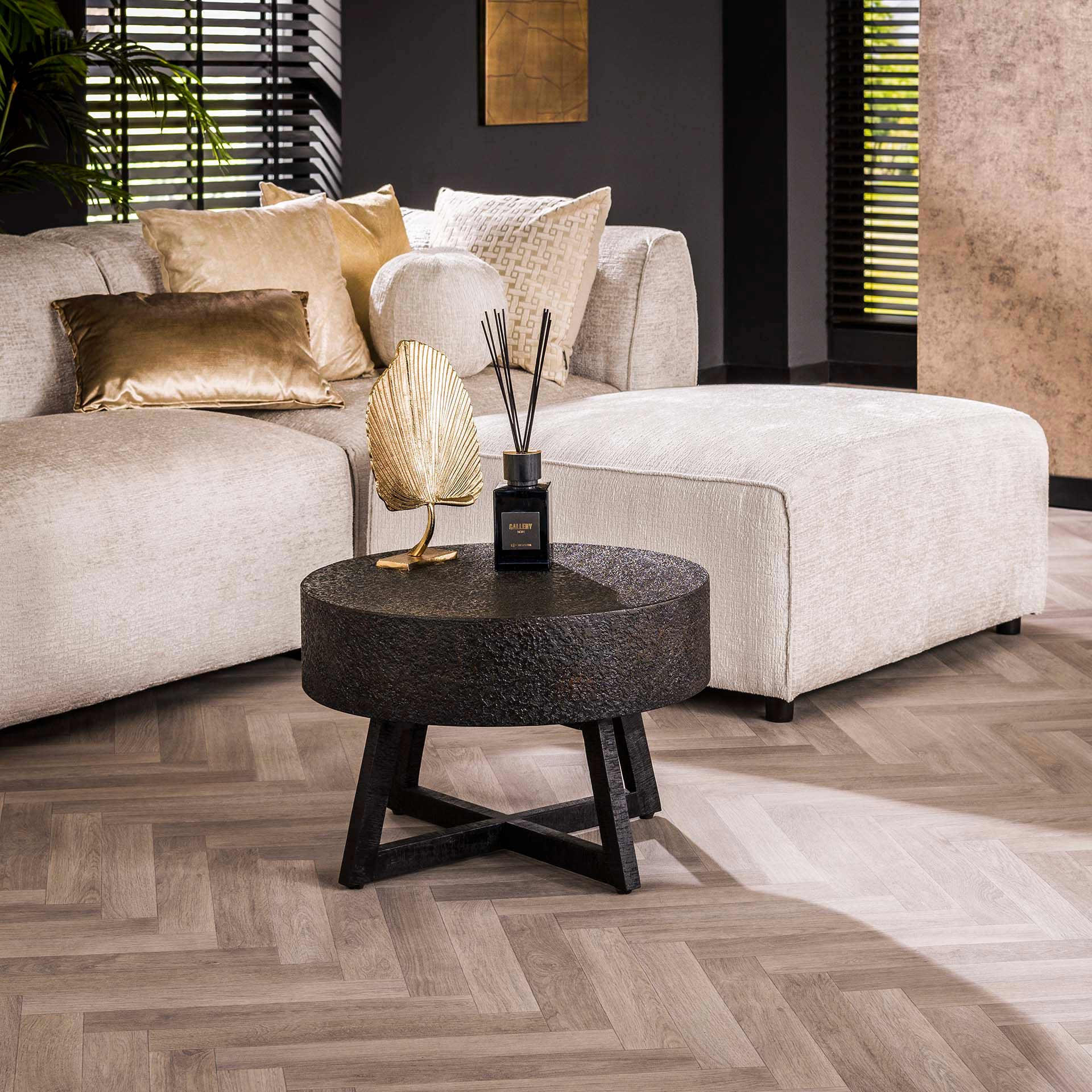 COUCHTISCH Ferro Schwarz 60/60/40 cm - Schwarz, Holz (60/60/40cm) - Hoyz Collection