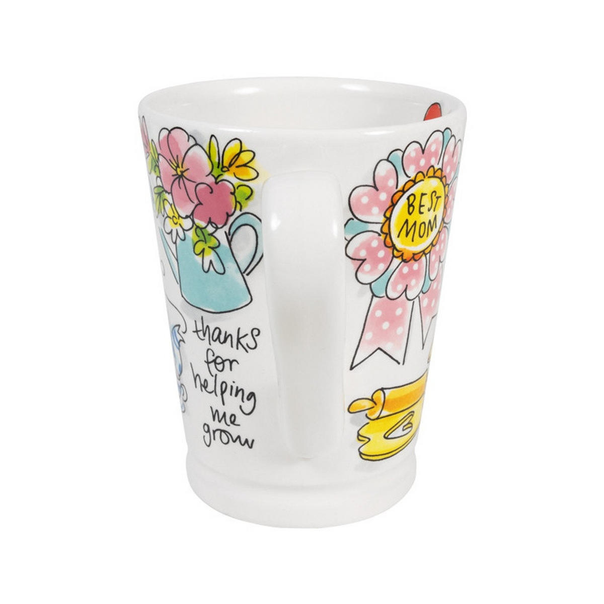 MAZAGRAN-BECHER Mama in Bunt - 500 ml - Multicolor, Keramik (0.5L) - Blond Amsterdam