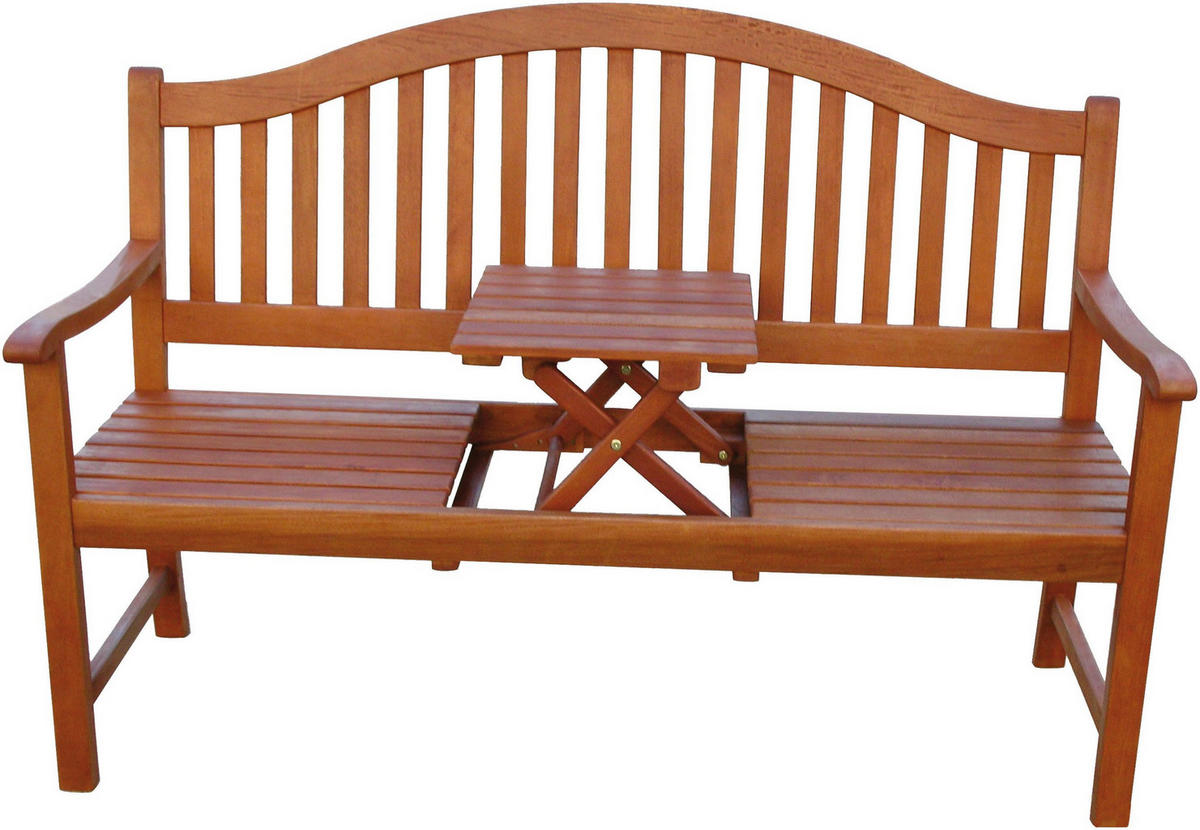 GARTENBANK Utah 3er Sitz - Braun, Holz (64/106/150cm) - Sedex