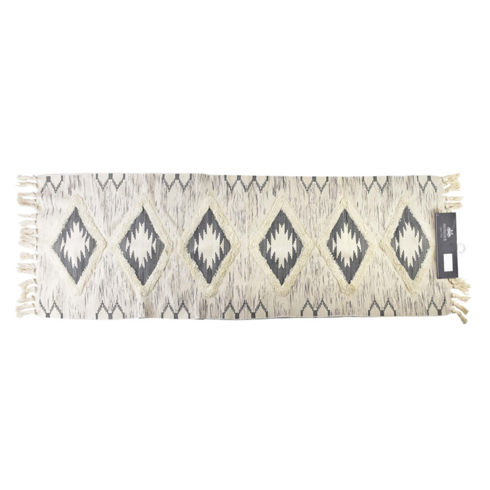 TEPPICH Boho Creme 180/60/1.5 cm Textilien - Creme, Textil (60/180cm) - Mondex