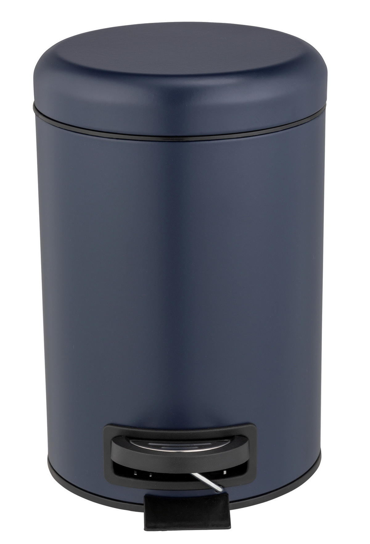 TRETEIMER für Bad 3 l 22,5/17/25 cm - Dunkelblau, Metall (17/25/22.5cm) - Wenko