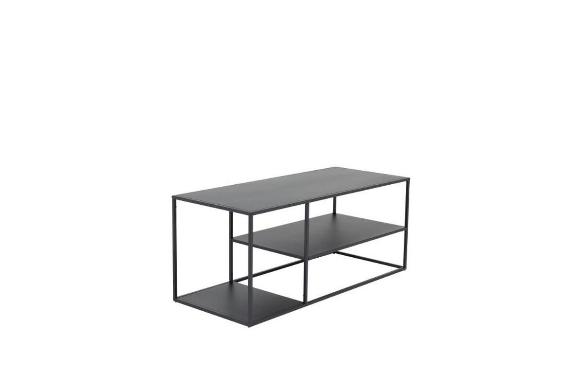 COUCHTISCH, Staal, Schwarz, Stahl, 50 x 120 x 50 cm - Schwarz, Metall (120/50/50cm) - ebuy24