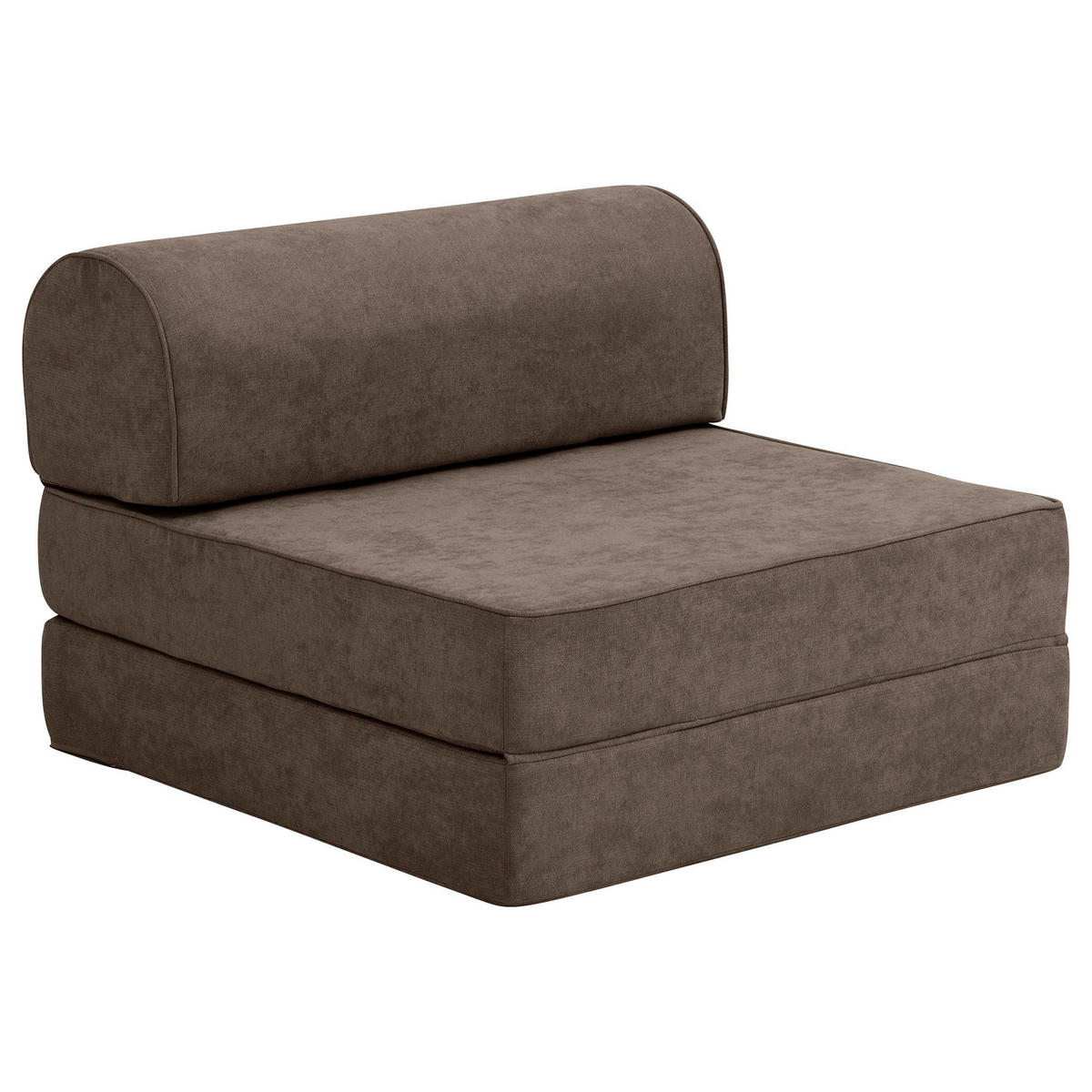 FALTSESSEL Katusha Flachgewebe schoko - Mokka, Kunststoff (80/57/80cm) - 58aufmkessel