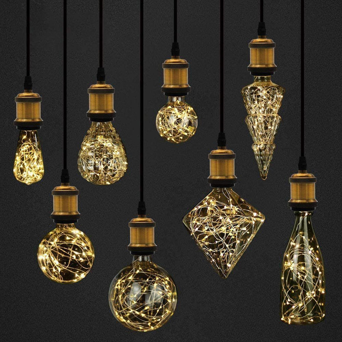 LED-LEUCHTMITTEL Arno II 17/11.5/11.5cm - Transparent, Glas (11.5/11.5cm) - Nettlife