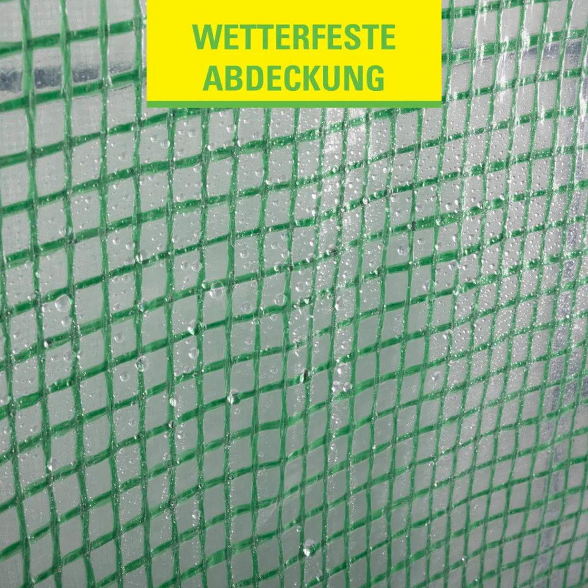 GEWÄCHSHAUS Grün 143 x 73 x 195 cm 6 Ablagen Metall Kunststoff - Grün, Kunststoff/Metall (73/195/143cm) - Kinzo