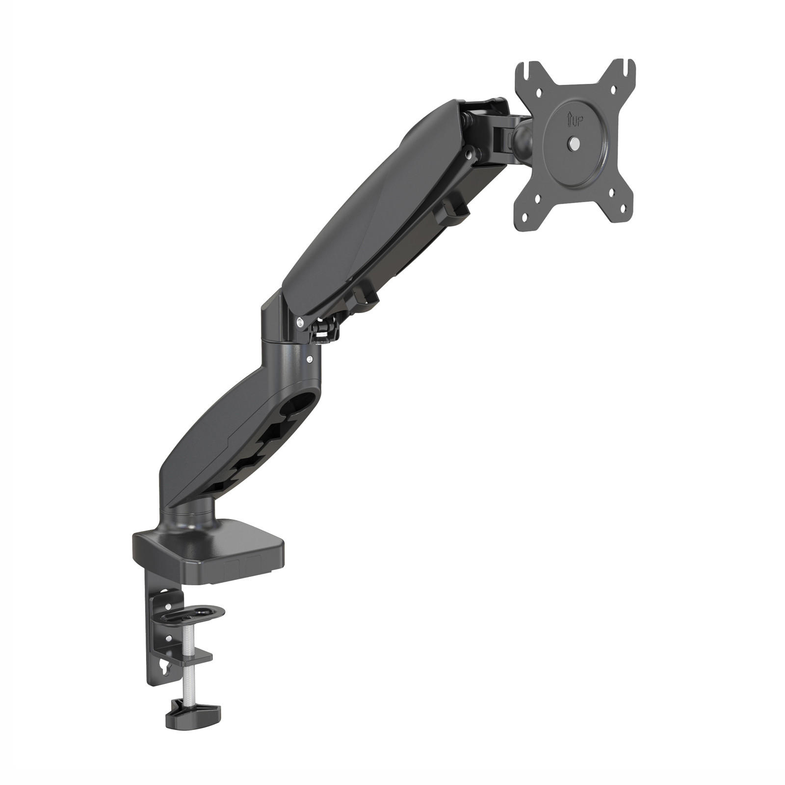 MONITORHALTERUNG Gimpo - Schwarz, Metall (52/11.5/47cm) - SVITA