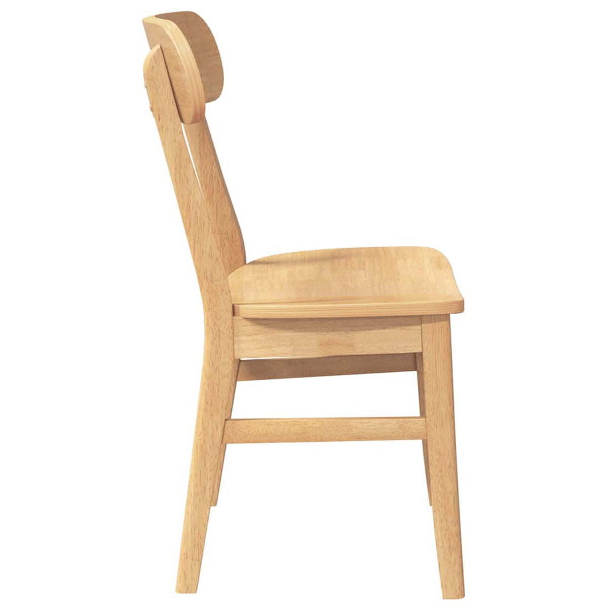 STUHL-SET 2 Stk Wolfsgrund 46/81.5/47 cm - Braun, Holz (46/81.5/47cm) - ZMH
