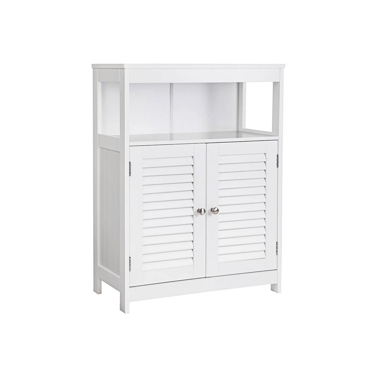 BADEZIMMERSCHRANK BADEZIMMERREGAL - Weiß, Holzwerkstoff (80/30/60cm) - Hansiro