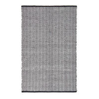 HANDWEBTEPPICH Trance geometrisch gemustert 160/230 cm - Schwarz, Textil (160/230cm) - Homescapes