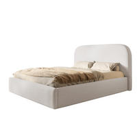 BETT 90x200 - Polsterbett mit Bettkasten und Holzrahmen - Modern Betten - Kuscheliger Catch-Me-Stoff - Kollektion Verona - Weiß - Weiß, Holz/Textil (90/200cm) - Alpi-Möbel