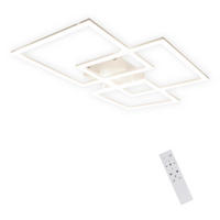 LED-DECKENLEUCHTE Johann 75/60/8 cm - Weiß, Metall (75/60/8cm) - Nettlife