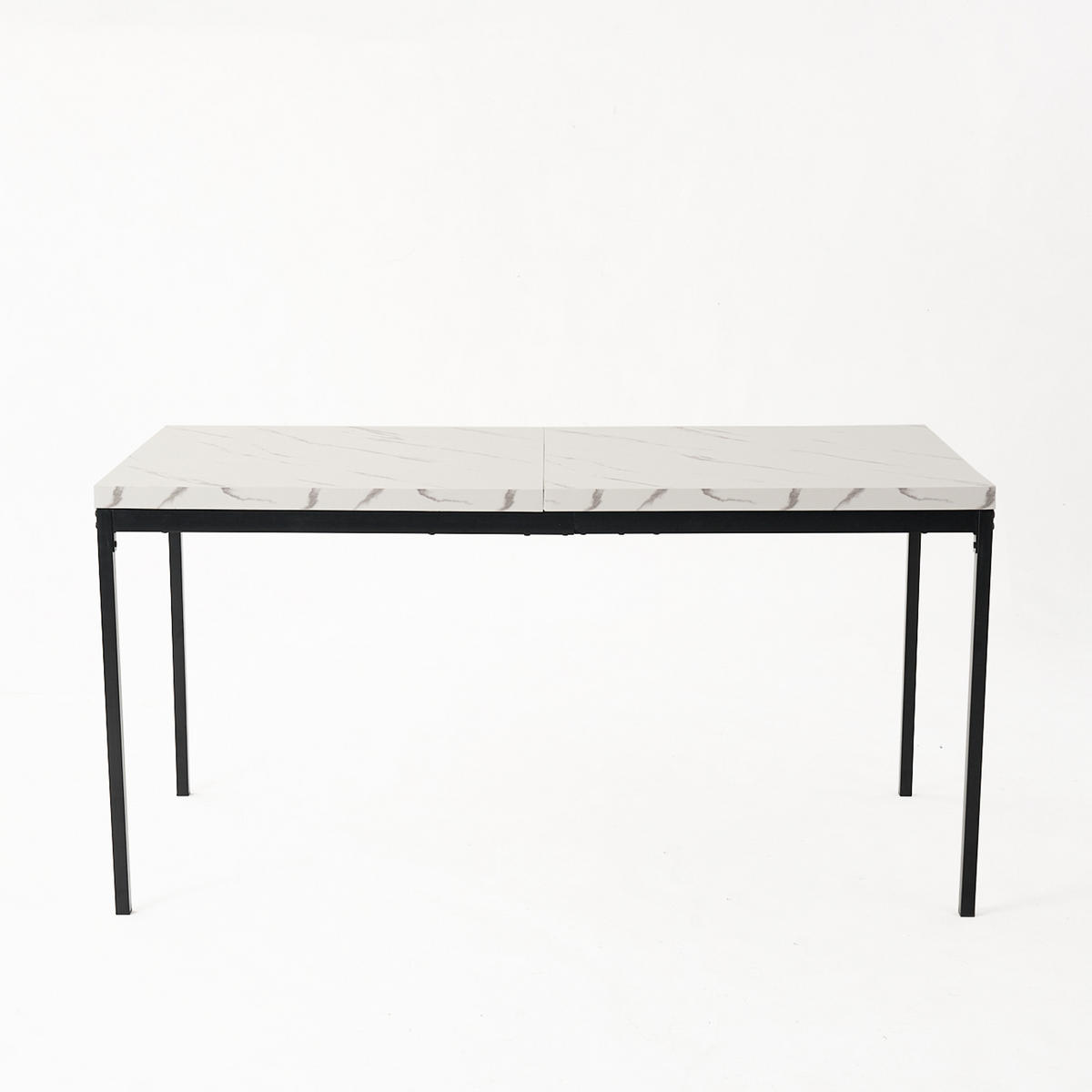 ESSTISCH 150/75/75 cm Weiß - Weiß, Holz/Metall (150/75/75cm) - Urban Meuble