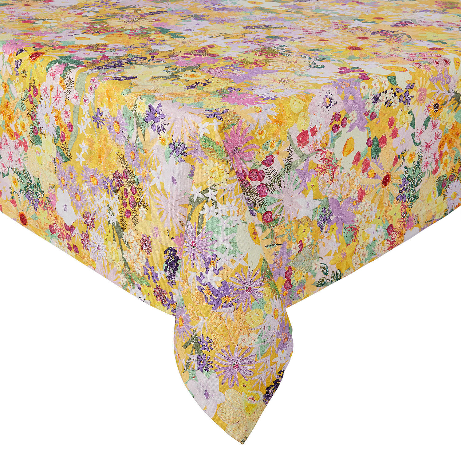 TISCHDECKE Primavera - Multicolor, Textil (160/160cm) - BUTLERS