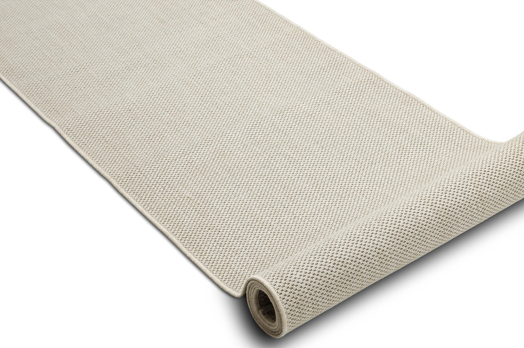 LÄUFER SISAL FLOORLUX 120/100 cm - Creme, Textil (120/100cm) - rugsX