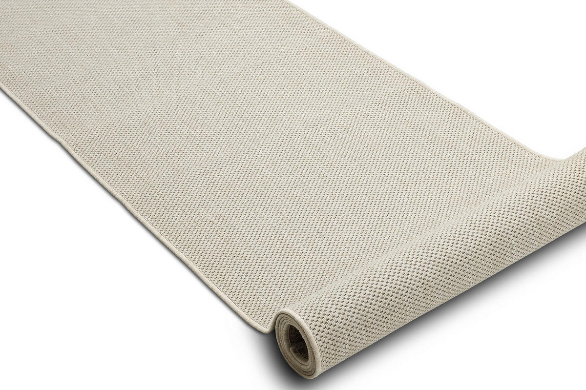 LÄUFER SISAL FLOORLUX 120/130 cm - Creme, Textil (120/130cm) - rugsX