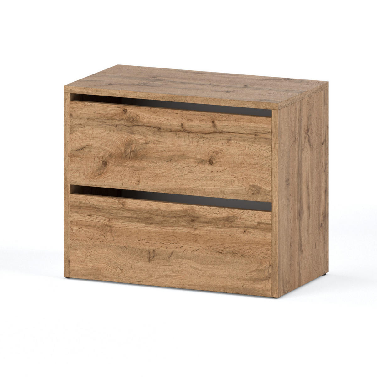 SCHUHREGAL – EICHE WOTAN - Eiche Wotan, Holz (60/50/36cm) - Stiv Meble