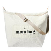 MOM Bag Teddy Bouclé Natur - Naturfarben, Textil (60/10/45cm) - nordic coast company