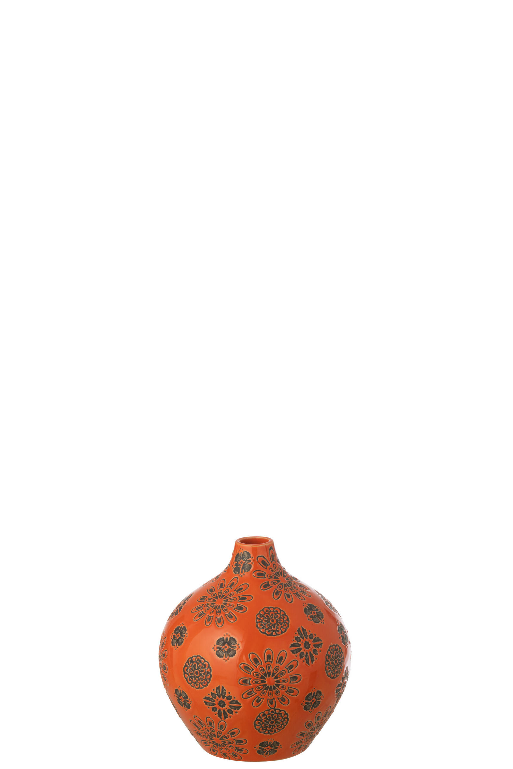 VASE BILLY Orange - Orange, Keramik (18cm) - J-Line