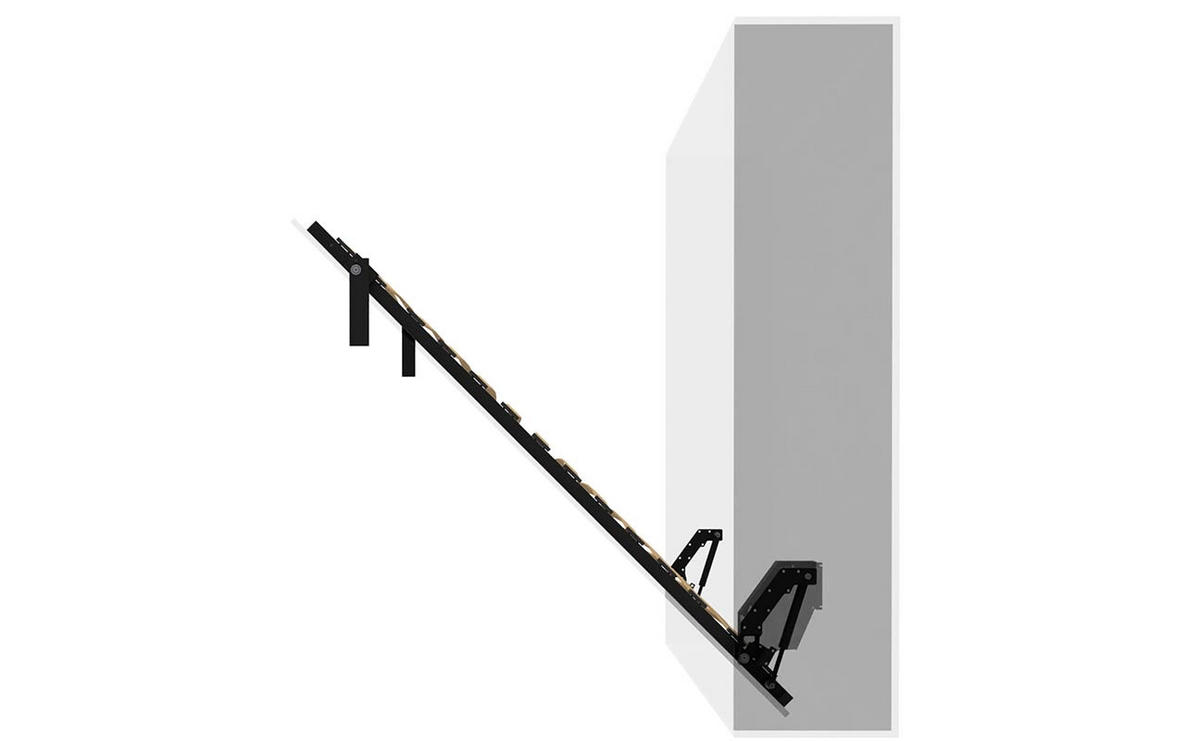 SCHRANKBETT Morphy Einbaubares 180x200 Vertikal - Weiß, Holz (180/200cm) - WallBedKing