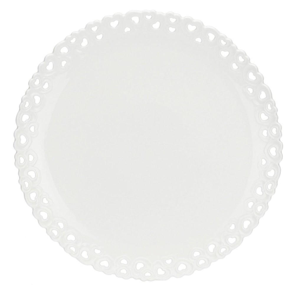 TELLER Weiß 34/34/2 cm P003900034 - Weiß, Keramik (34cm) - La Porcellana Bianca 