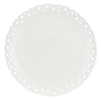 TELLER Weiß 34/34/2 cm P003900034 - Weiß, Keramik (34cm) - La Porcellana Bianca 