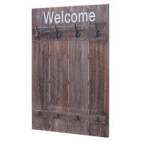WANDGARDEROBE WELCOME SHABBY Braun - Braun, Holz (60/90/8cm) - MCW