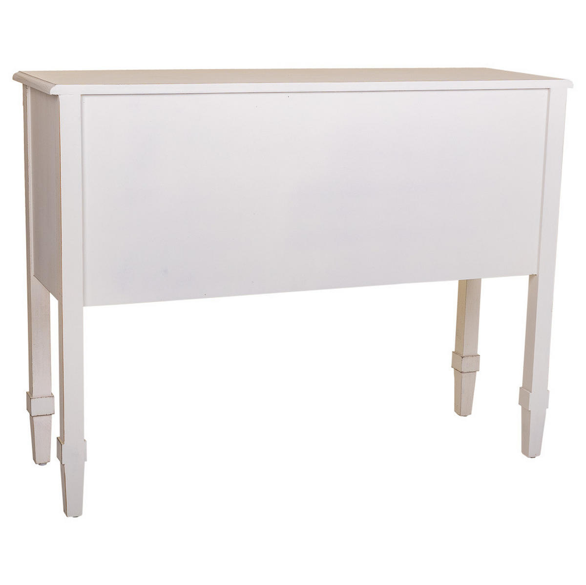 KONSOLE aus Holz 108x36x82 cm - Weiß, Holz (36/108/82cm) - Wanderlust