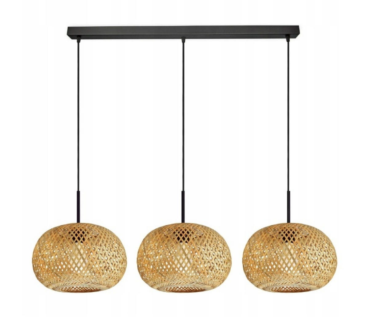 PENDELLEUCHTE BOHO - Beige, Holz/Metall (28/105/100cm) - kiki design