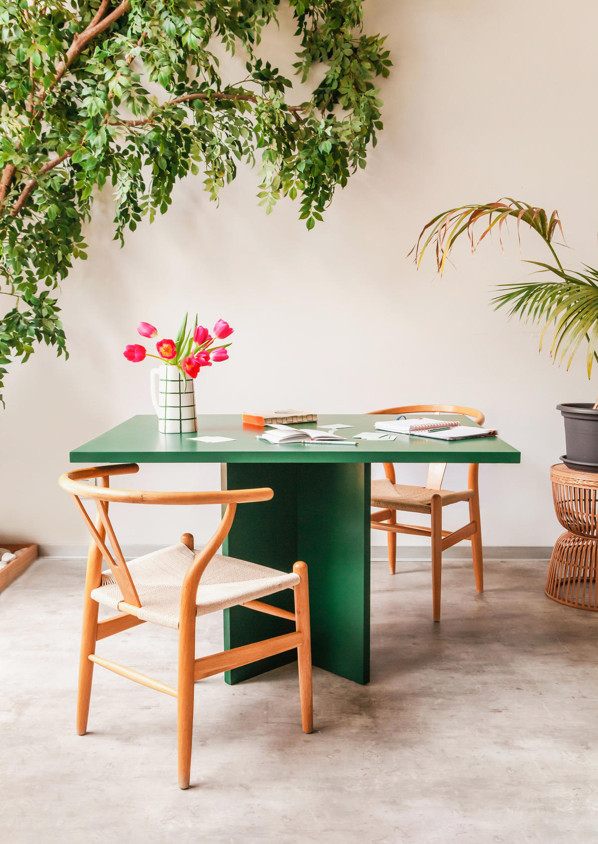 ESSTISCH Rechteckiger mit laminiertem 3 cm in Grün, 90/120 cm - Grün, Holzwerkstoff (90/120/75cm) - RNT By Really Nice Things