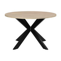 ESSTISCH - 4 Personen - Holz, Platte - Naturfarben Hell - TILKI - Naturfarben, Holz (120/120/77.5cm) - Vente-Unique