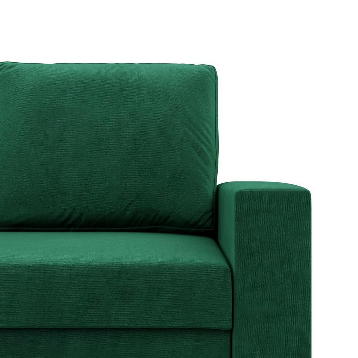 ECKSOFA Neo mit gerader Armlehnen grün - Grün, Textil (231/140cm) - SIMKAM Furniture